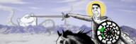 armor arrow aryan cape clothes cloud europa europe gauntlet green_arrow horse horseback_riding knight mountain octopus saint shield sonnenrad sweden swedish_win sword tentacle variant:chudjak variant:impish_soyak_ears // 2048x677 // 1.3MB