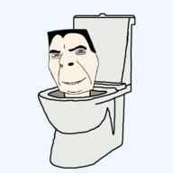 g-toilet green_eyes hair nose skibidi skibidi_toilet smile teeth toilet variant:cobson // 800x800 // 20.9KB