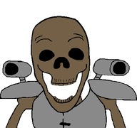 bone doom no_eyes no_nose open_mouth revenant revenant_(doom) series:skeletonjaks skeleton teeth variant:el_perro_rabioso video_game // 427x400 // 9.7KB