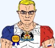 animal arm award bear blue_eyes buff candle chair christianity closed_mouth clothes eastern_orthodox europe eyes_like_the_o-o-cean flag flag:novgorod_oblast flag:russia glasses hair novgorod_oblast oblast orthodox_cross russia soyjak subvariant:chudjak_front subvariant:muscular_chud text transparent transparent_background tshirt variant:chudjak vein veliky_novgorod yellow_hair // 1059x929 // 103.9KB