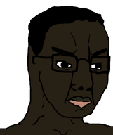 black_skin glasses hair nigger transparent_background variant:chudjak // 645x770 // 33.1KB