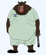 angry bald big_lips black_skin bloodshot_eyes brown_skin chainsaw closed_mouth clothes crying double_chin fat flag:lesotho full_body glasses green_hair gynaecomastia hair jewish_nose judaism lesotho looking_to_the_left morbidly_obese mutant mutt nipple obese open_mouth remastered shorts slippers slopjak soyjak stubble subvariant:beast subvariant:branigger subvariant:brankey subvariant:endmutt subvariant:morbidmutt tear teeth tongue transparent_background variant:brandon variant:meximutt variant:monkeyjak yellow_nails yellow_sclera yellow_teeth // 1191x1423 // 110.5KB
