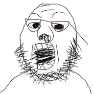 doodle drawing eyebrows forehead_lines glasses mouth mouth_open nose nostril nostrils oekaki pupils sketch stubble teeth teeth_showing variant:gapejak // 255x255 // 8.2KB
