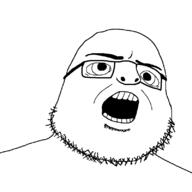 fat glasses open_mouth stubble template variant:cobson variant:unknown // 800x800 // 34.4KB