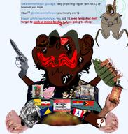 antiswarthy_(namefag) attention_whore black_skin bomb brown_skin cockroach dynamite dzagir_(namefag) dzagir_(tranny) esl explosive flag:german_empire flag:kiribati flag:qing_dynasty flag:timor-leste fnf_pedo foot fungus give_me_attention_or_i_will_die gun hello_my_name_is_(sticker) kike meta:can't_slopjak_award meta:op_is_trans name_tag nigger parka pedophile phone protect_trans_kids queen_of_spades red_lips red_sclera revolver roach rope slopjak subvariant:pissbaby teeth tranny tvrkicwvrriorforyuo variant:impish_soyak_ears // 1480x1550 // 1.8MB