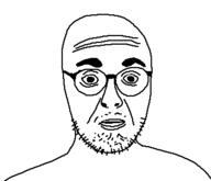 closed_mouth glasses mustache soyjak stubble variant:unknown // 350x300 // 2.4KB