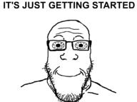 its_just_getting_started its_over lockscreen neutral no_password text variant:markiplier_soyjak wallpaper // 1067x800 // 56.1KB