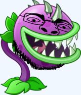 chomper glasses open_mouth plant plants_vs_zombies soyjak spike stubble thick_eyebrows variant:chugsjak video_game // 2824x3297 // 3.2MB