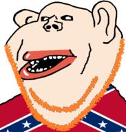 amerimutt confederate mutt orange_hair orange_stubble subvariant:impish_amerimutt variant:impish_soyak_ears // 598x628 // 60.7KB