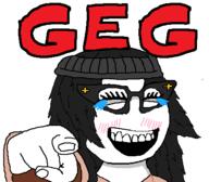 beanie closed_eyes geg hand laughing open_mouth pointing pointing_at_viewer variant:soytan // 436x382 // 20.7KB