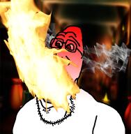 bubblegum_music fire flame itburns loco_loco meta:tagme variant:burningjak // 551x563 // 450.3KB