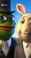 alcohol amphibian british clothes ext=mp4 fancy fancy_clothes frog glass laughing meta:ai_generated monocle nas:baxter nas:pepe pepe pepe_the_frog rabbit sora subnas:pepelaugh suit talking top_hat video // 704x1280, 10.1s // 6.4MB