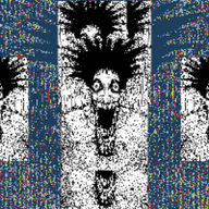 3dgifmaker animated crazed hair meta:tagme schizo soyjak subvariant:schizojak variant:markiplier_soyjak // 435x435 // 5.2MB