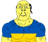 blue_eyes buff eyes_like_the_o-o-cean hohol pig pigger subvariant:muscular_bernd ukraine variant:bernd vein yellow_skin // 2244x1960 // 82.5KB