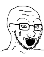 bald beard horny lost_soyjaks open_mouth smile soyjaks stubble sweating tired variant:soyak // 650x844 // 26.1KB