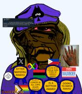 autism award bloodshot_eyes brown_skin carpenter_brut clothes deformed ear fundamental_paper_education glasses grok hair hat hello_my_name_is_(sticker) irl_photo lips miss_circle namefag_drama ongezellig pan_african philippines pride_flag rape slopjak spade twitter variant:chudjak wauwboer_(drawfag) x // 1152x1319 // 848.0KB