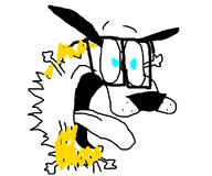 arm cartoon courage_the_cowardly_dog glasses leg open_mouth scared stubble variant:couragejak // 1112x926 // 13.5KB