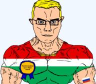 arm award blue_eyes buff christianity closed_mouth clothes crown eastern_orthodox eyes_like_the_o-o-cean flag flag:kaluga_oblast flag:russia glasses hair kaluga_oblast konstantin_tsiolkovsky oblast orthodox_cross rocket russia soyjak space space_rocket subvariant:chudjak_front subvariant:muscular_chud text transparent transparent_background tshirt variant:chudjak vein yellow_hair // 1059x929 // 68.8KB