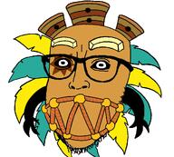 donkey_kong donkey_kong_country flute leaf mask musical_instrument nintendo tiki_mask variant:scientolojak video_game wood // 1000x900 // 115.8KB