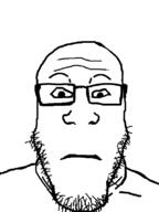 360 animated back closed_mouth front_facing glasses looking_at_you looking_to_the_left looking_to_the_right neutral series:spinnerz! side_profile soyjak spinning stubble subvariant:neutralplier variant:markiplier_soyjak // 600x800 // 57.6KB