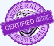 amethyst badge ear gem purple seal_of_approval soyjak stamp stubble template text variant:impish_soyak_ears // 761x650 // 401.8KB