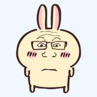 bunny_ears chiikawa rabbit subvariant:neutralplier usagi variant:markiplier_soyjak // 390x390 // 54.7KB