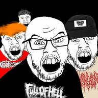 4soyjaks angry cap clothes glasses grey_hair hair hat meta:tagme open_mouth orange_hair soyjak stubble variant:feraljak // 680x680 // 70.2KB