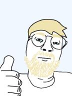 a10_eyes aryan blond serious thumbs_up variant:daedaluson // 472x629 // 17.1KB