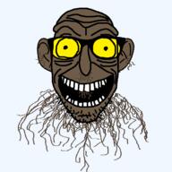 glasses open_mouth root smile stubble teeth variant:rickjak // 1200x1200 // 25.4KB