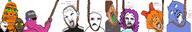 angeleno anti_ongezellig bu5t_(user) crying discord doll_(user) froot hanging joel_(user) kleki kuz ongezellig root rope subvariant:impish_amerimutt variant:bernd variant:cobson variant:feraljak variant:kuzjak variant:nojak // 2625x440 // 490.8KB