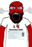 angry auto_generated balding beard clothes december december_30 glasses head_steam i_heart looking_at_you open_mouth red_skin series:on_this_day soyjak subvariant:science_lover text tshirt variant:markiplier_soyjak white_background wikipedia // 1440x2096 // 636.9KB