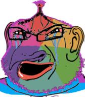 colorful deformed ear jewish_nose mutt slopjak small_brain variant:soyak // 430x492 // 211.2KB