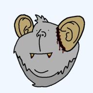 animatronic bleed blood closed_mouth ear five_nights_at_cobson's fnac fur light_grey_fur png small_eyes soycurity soyjak teeth variant:impish_soyak_ears yellow_teeth // 450x450 // 9.5KB