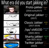 badge beard blond blue_skin closed_mouth glasses hanging jimmy_numale newfag oldfag open_mouth soyjak_party stubble teeth tongue variant:bernd variant:cobson variant:impish_soyak_ears variant:jimmy_numale variant:soyak variant:wojak wojak yellow_lips zoomer zoomer_hair // 1402x1362 // 647.1KB