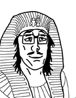 egypt mullet mustache nose_piercing nose_ring pharaoh variant:mulletjak // 634x810 // 17.1KB