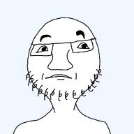 beard glasses sad stubble template variant:yakubzong yakubzongs // 1000x1000 // 17.2KB