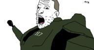 armor ear fist hair halo master_chief open_mouth shaved soyjak stubble variant:unknown // 1490x794 // 25.4KB
