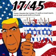 1745 donald_trump israel jews liberation_day tariff tariffs thumbs_up united_states variant:bernd variant:cobson // 2828x2828 // 4.8MB