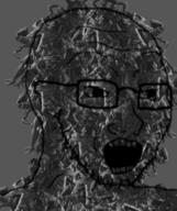 giant gigachad glasses open_mouth stubble variant:soyak // 632x756 // 403.1KB