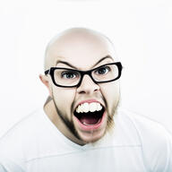 glasses meta:ai_generated open_mouth soyjak stubble variant:feraljak // 750x750 // 157.9KB
