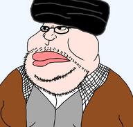 ali ali_khamenei closed_mouth clothes fat glasses hat iran irangpt iranian iranigger iranjeet irgc_tranny islam khamenei muslims shia turban variant:meximutt war // 888x849 // 51.7KB