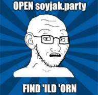 'p advice_animals ear glasses meme scared soyjak soyjak_party stubble subvariant:soyak_(concerned) text variant:soyak // 508x492 // 182.8KB