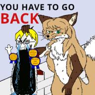 anthro averi award awards bricks fox furry green_eyes nate open_mouth text whiskers yellow_hair you_have_to_go_back // 800x800 // 103.5KB