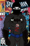 Warrior-Z(user) arabic_text balaclava bat batman batman_(series) buff caligraphy flag flag:norway flag:shahada full_body iron islam kratos kufic muscles muscular_male muslims norway punisher red self_insert shahada skull soybooru spawn stick subvariant:chudjak_front variant:chudjak // 480x729 // 431.2KB