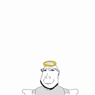 animated body bug closed_mouth clothes fly flying halo merge music series:fusionjaks subvariant:masscholar subvariant:massjak subvariant:scholar subvariant:wholesome_soyjak teeth variant:gapejak wing // 1080x1080, 9.2s // 5.0MB