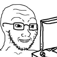 computer glasses grin happy mouse screen smile soyjak stubble variant:soyak // 1000x800 // 9.5KB