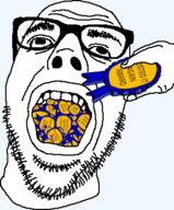 award awards bald eating glasses hand lips open_mouth posted_it_again_award stubble teeth variant:dubbbzjak // 299x360 // 42.9KB