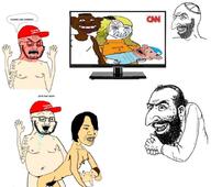 amerimutt glasses happy_merchant jewish_nose jews kike meta:tagme nigger seething tyrone variant:soyak // 1024x906 // 104.6KB