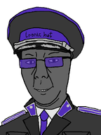 cap clothes dap_chhuon(user) epaulettes eyebrows glasses grey_skin hat hat_ornament looking_at_you meta:namefags meta:self_insert military military_cap military_uniform necktie no_stubble nose remastered smile subvariant:chuzjak suit suit_and_tie teeth text tinted_glasses transparent_background uniform variant:kuzjak wrinkles // 810x1080 // 64.8KB