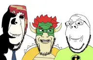 bald bowser bowser_gassy court_of_gassers fart gassy gassy_gemerald gassy_makima gem gemerald green_suit incrediblegassy red_hair subvariant:hornyson superhero this_thread_needs_a_hero variant:cobson variant:gapejak variant:markiplier_soyjak // 1114x715 // 171.8KB